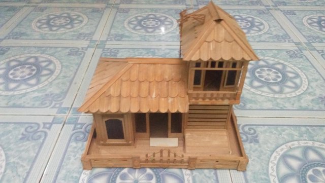 miniature bamboo house