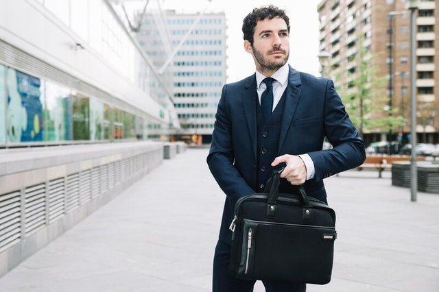 leather briefcase