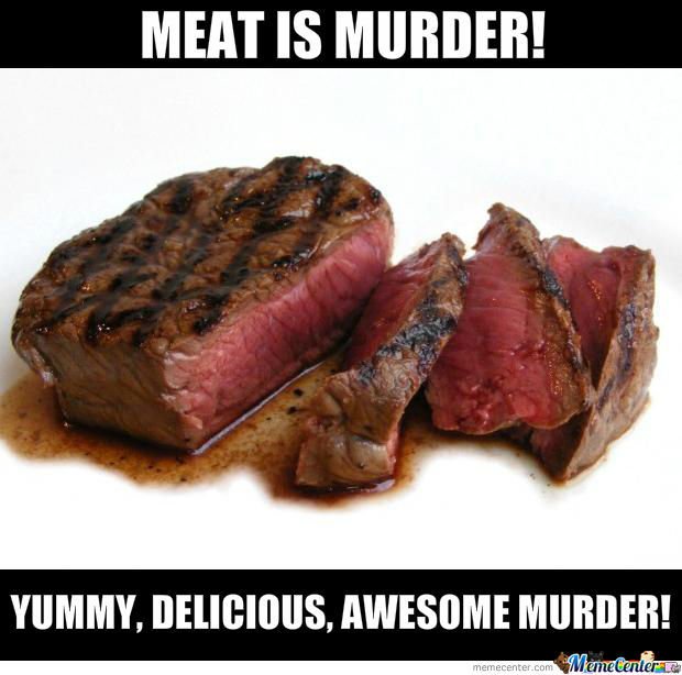 Image result for eat meat meme