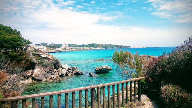 Mallorca, looking back to Cala Ratjada