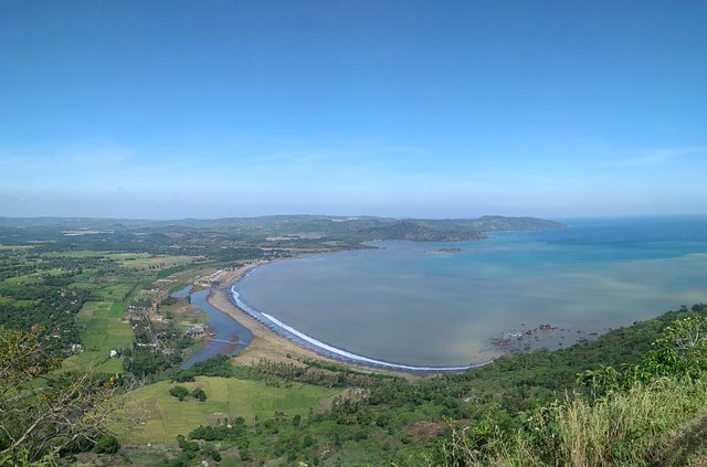 the peak of Darma Geopark Ciletuh Indonesia 