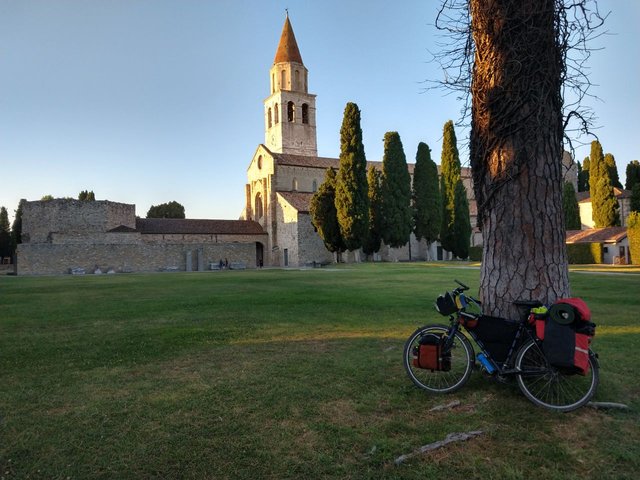 Cycling Uzhhorod - Lisbon. Day 21 - Grado, Aquileia