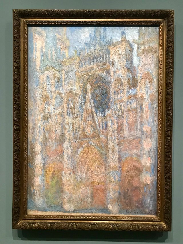 Rouen Cathedral, The Façade in Sunlight, Claude Monet 1893