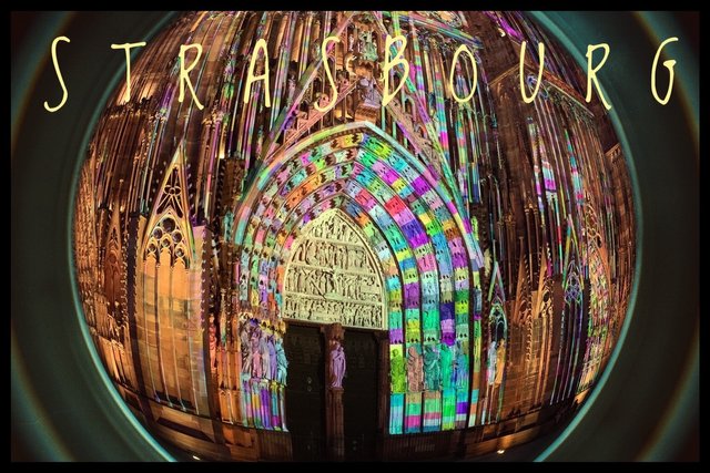 This is my fish eye photo from the cathedral