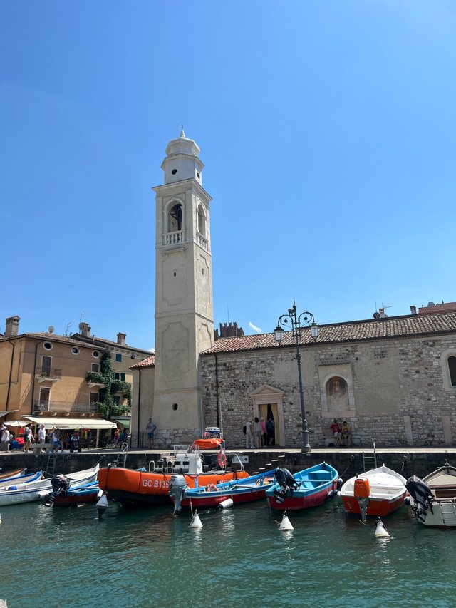 The harbour is small and surrounded with the old walls still tact from the 18th century. Photo credit : I took the photo.