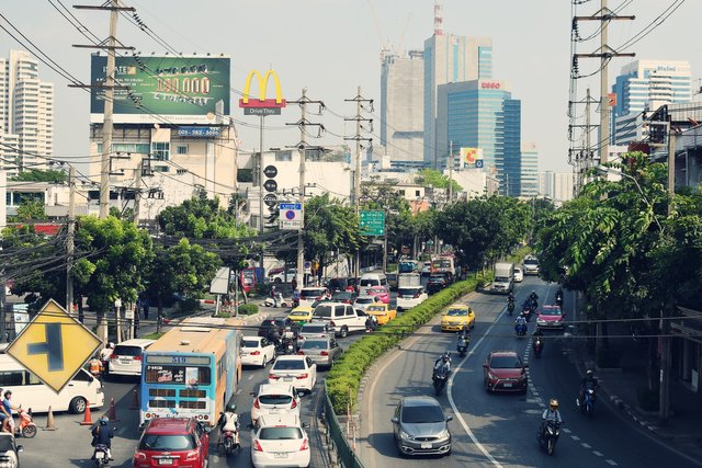 On the way to the market Klong Toei