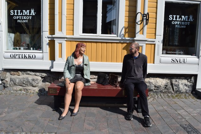 Meeting one of the locals of locals of Old Rauma