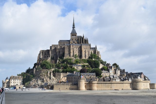 Mont Saint Michel - Unique abbey on island in France