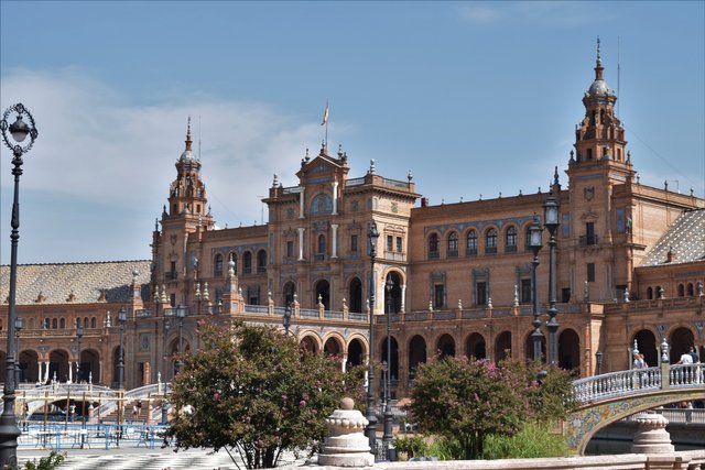 Sight seeing in Seville, Spain