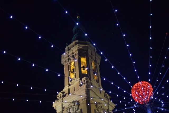 Christmas markets in Zaragoza, Spain