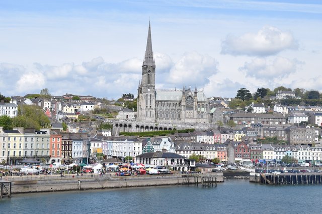 Coming into Cork on the ferry!