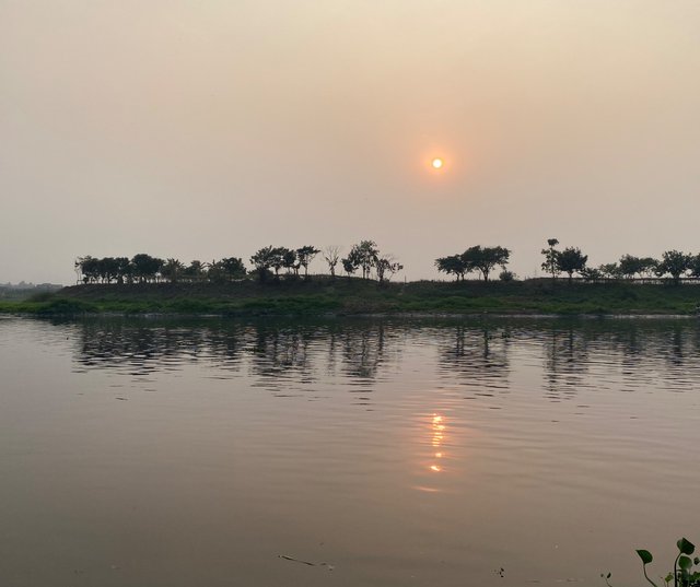 A beautiful sunset from Turag riverside