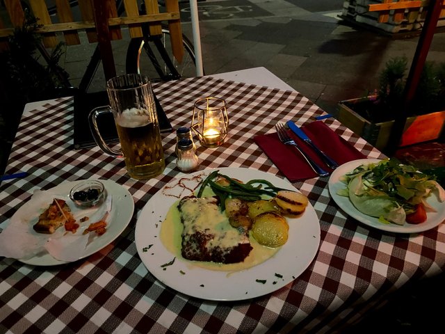 I’ll have schnitzel and beer please!