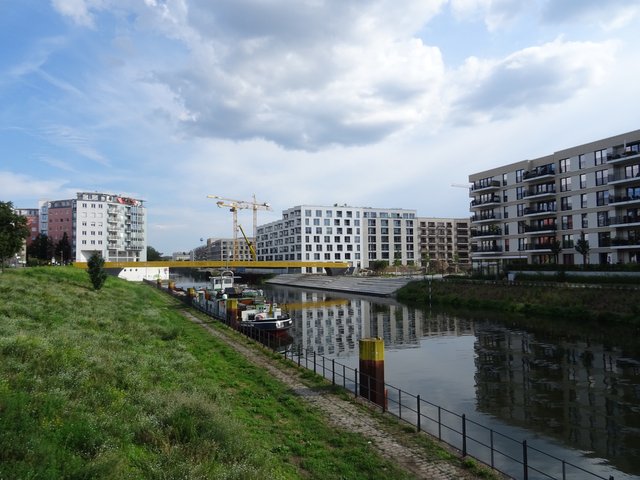 The capital is growing with a lot of new flats being built everywhere.