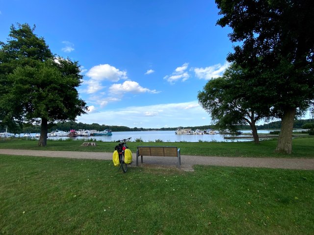 Short break in Furstenberg local park