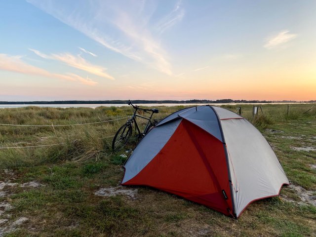 Tent is up