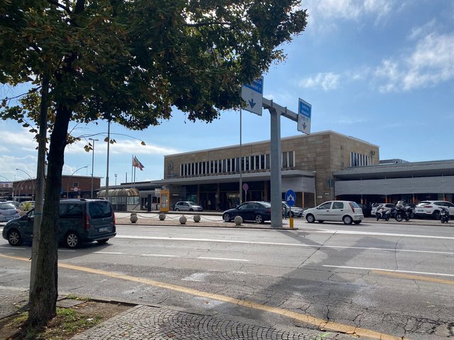 Central train station in Treviso