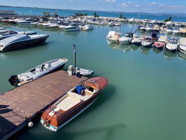 Slowed down to admire some really cool boats on display today