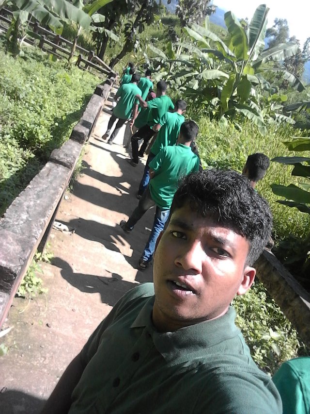 Going to the entrance of the cave