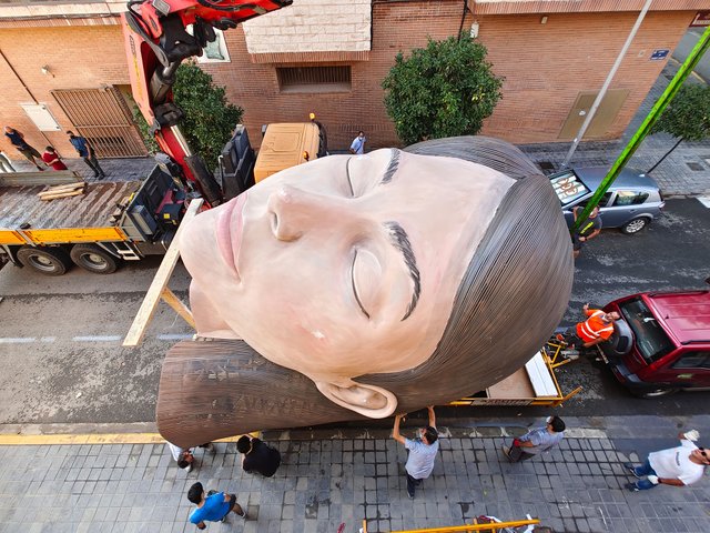 The Plantà of the Meditadora by Escif – Fallas 2021