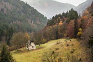 The little church on the hill side!