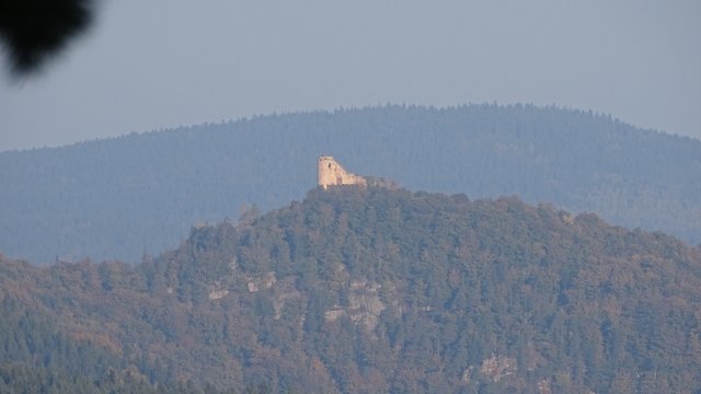 Zamek Chojnik (widok z okna)