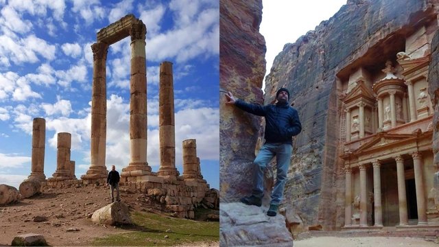 Remains of the Temple of Hercules | The famous Treasury of Ancient Petra