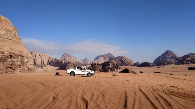 In Arabic "Wadi Rum" means "the Desert of the Moon"!