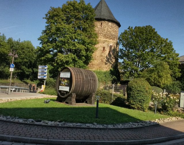 Alexanderturm (Alexander tower) and Kupferberg wine museum and terrace restaurant