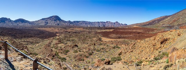 Panorámica de Las Cañadas del Teide