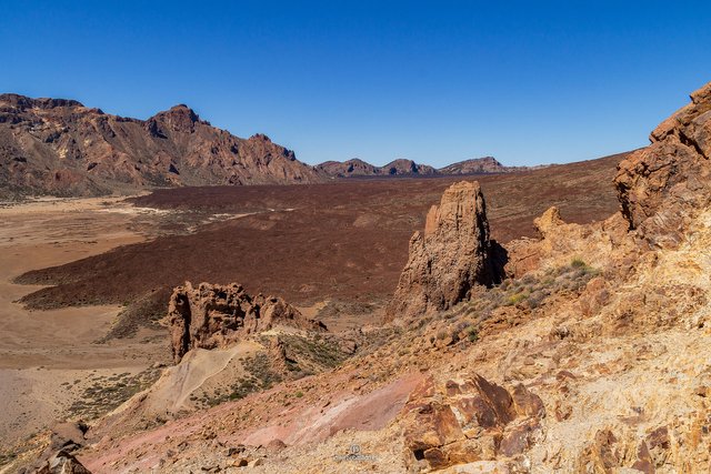 Paisaje marciano de las Cañadas