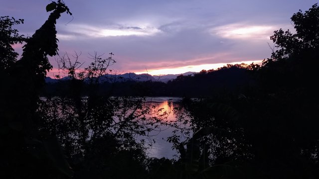 Mekong sunset.