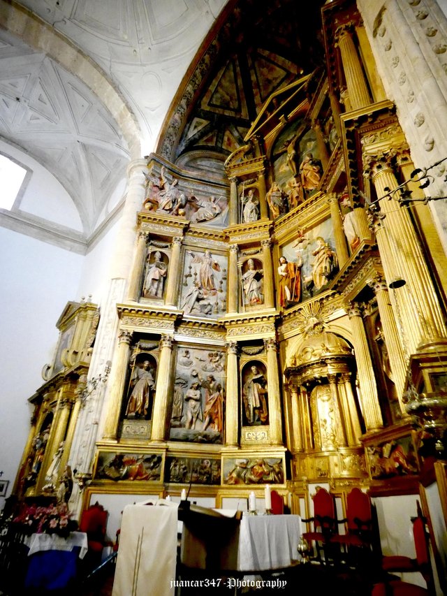 Iglesia de los Santos Juanes: detalle del Retablo Mayor
