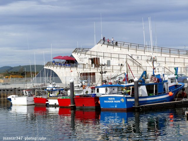 Panoramic of the port and viewpoint of Santoña