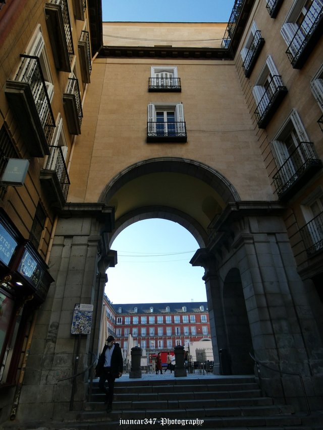 Exit to the popular Calle Mayor (Main Street)