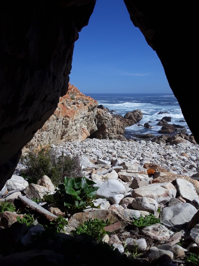 A cave I found where one could camp out overnight if you like