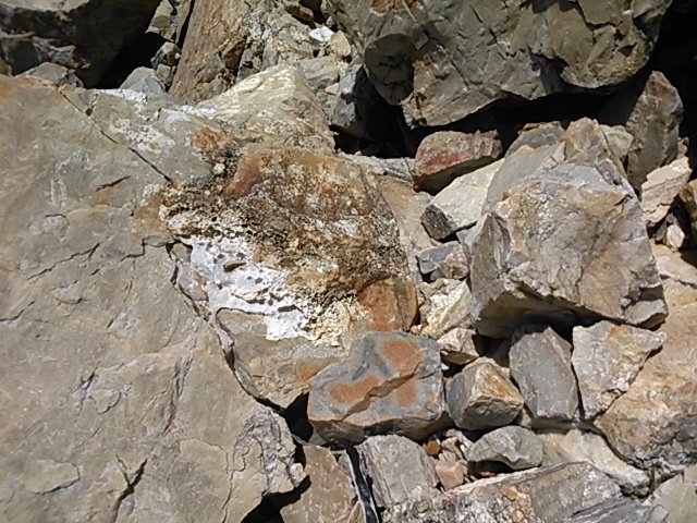 Another curious rock feature as if something melted and solidified again