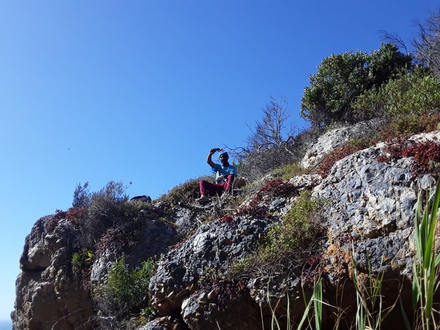 Rare local medicine man foraging for equally rare plant medicines.