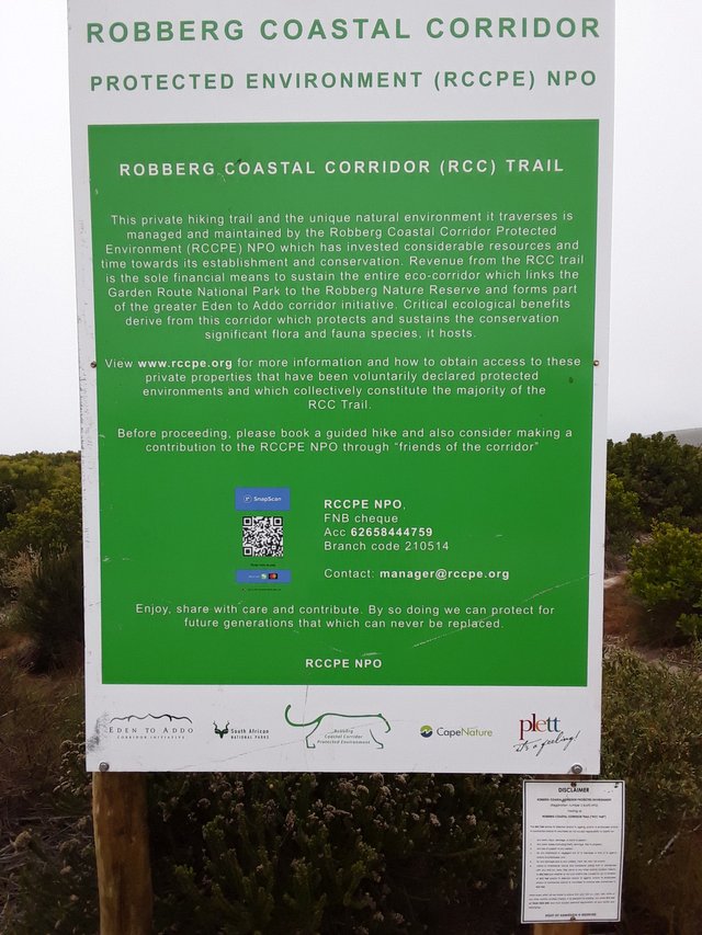 More details about the Robberg Coastal Corridor if you wish to investigate further