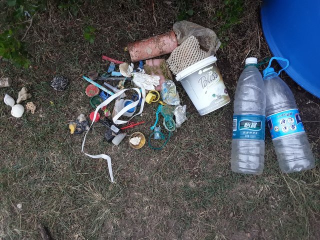 Day 4 of the beach litter clean up campaign