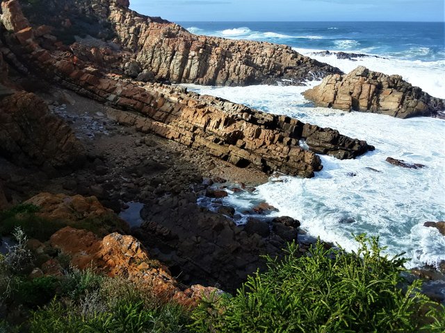 Private beach directly beneath the castle - a bit rough and rocky though still magical