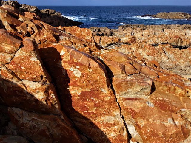 This rock possibly would make a fine pigment for some cave paintings