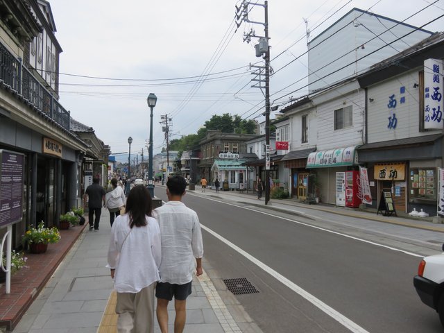 The old road by the sea where all the glass souvenir shops are.