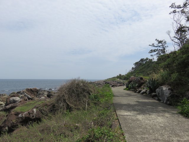 The path to the hot spring.