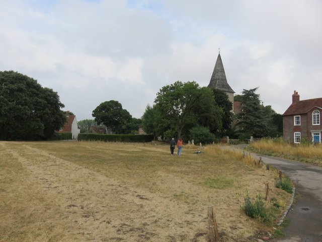 The church from Bosham Quay