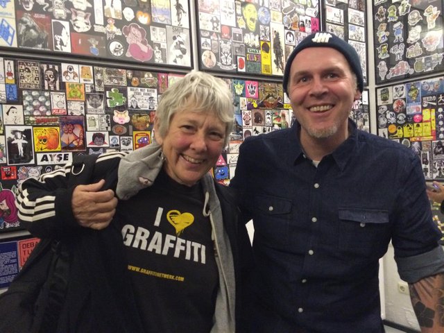   MARTHA COOPER and OLIVER BAUDACH at the hatch sticker museum in berlin