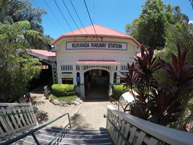 The historical Kuranda Railway Station