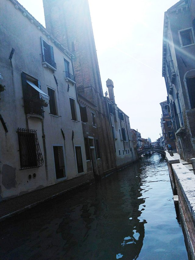 One of many countless canals in Venice city centre