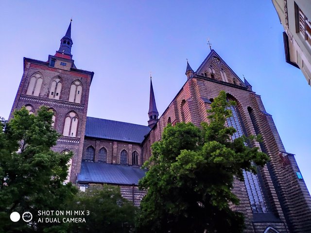 The church directly at the market place