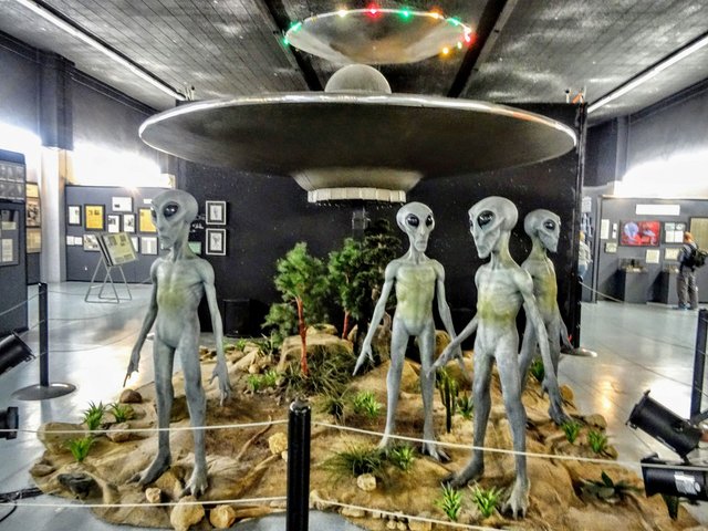 Gerade gelandet: Ein Ufo in Roswell.